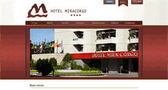 Desktop Screenshot of hotelmiracorgo.com