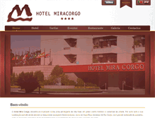 Tablet Screenshot of hotelmiracorgo.com